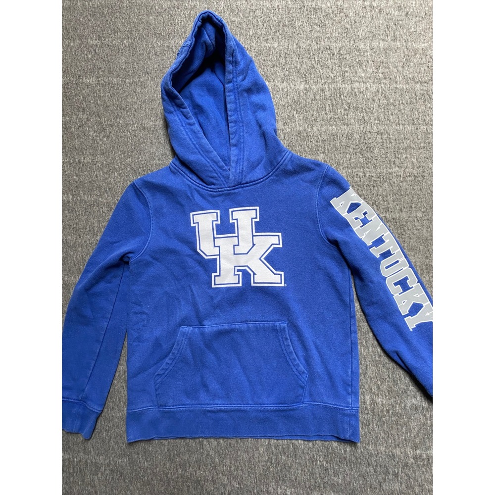 Fanatics Kentucky Wildcats Youth Hoodie Blue UK Logo Sweatshirt YSM Small 6/7